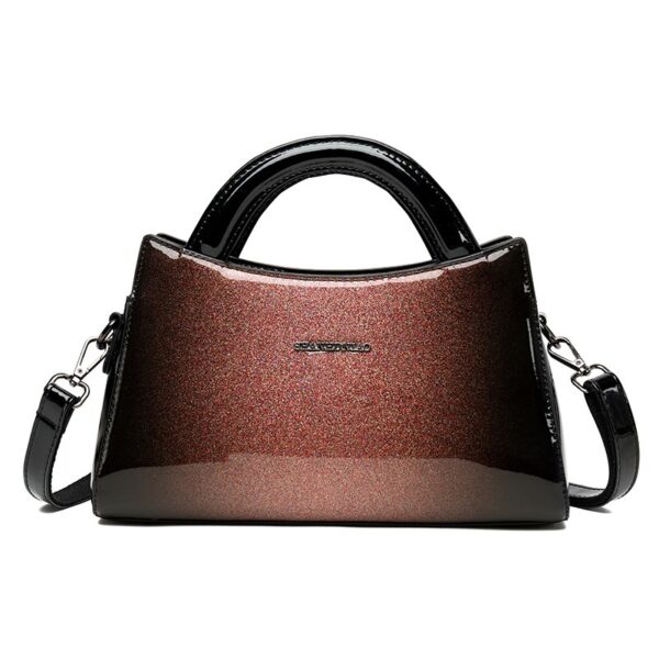 New PU soft leather texture messenger bag fashion simple solid color shoulder bag casual light handbag - Image 2