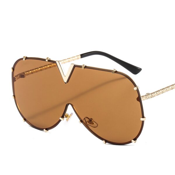 Fashion Brand Modern Oversized Square Sunglasses For Women Men Vintage Big Frame Retro Luxury Designer Sun Glasses UV400 Eyewear - Image 9