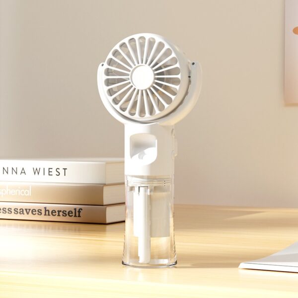 Spray fan water replenisher mute portable charging student dormitory mini handheld small fan - Image 9