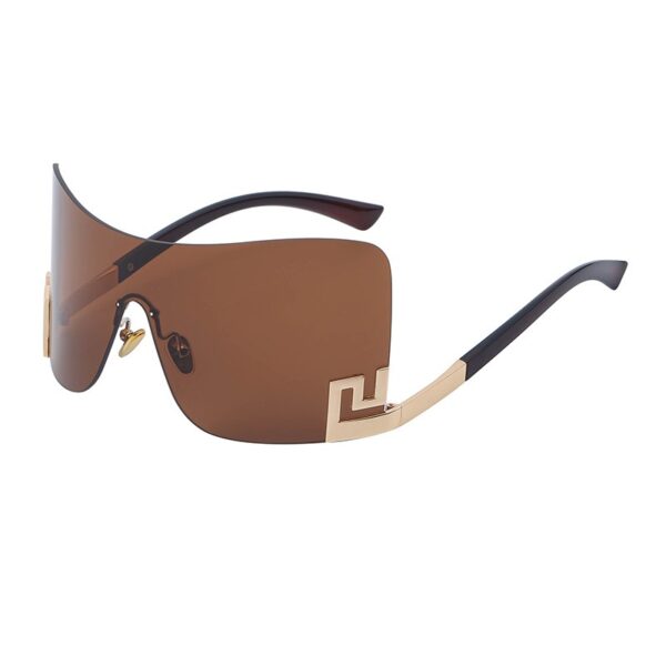 Sun Glasses For Women UV Resistant Individual Rimless Sunglasses - Image 5