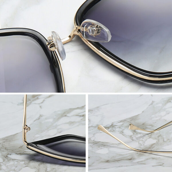 Big Cat Eye Sunglasses Women Black Mirror Sun Glasses Fashion Brand Designer High Quality Vintage Sunglass - Image 4