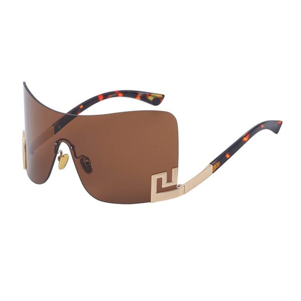 Sun Glasses For Women UV Resistant Individual Rimless Sunglasses - Image 7