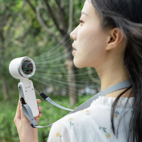 2025 New Portable Electric Fan: Foldable, High - Power, USB - Rechargeable, Wearable Neck Fan - Image 5