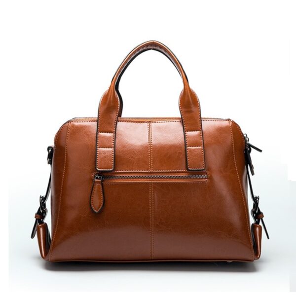 Real Cow Leather Ladies HandBags Women Genuine Leather bags Totes Messenger Bags Hign Quality Designer Luxury Brand Bag - Image 4