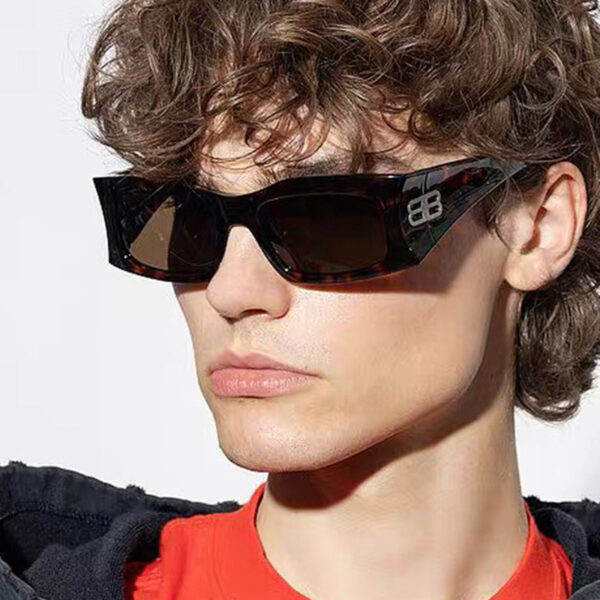 Box letter B sunglasses, personality, spicy girl, internet celebrity temperament, slimming, UV resistant sunglasses - Image 2