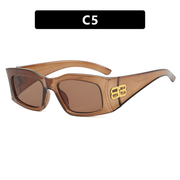 Box letter B sunglasses, personality, spicy girl, internet celebrity temperament, slimming, UV resistant sunglasses - Image 10