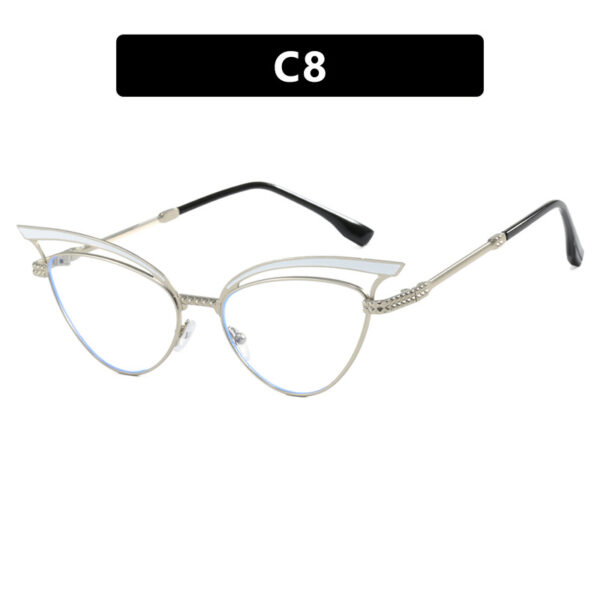 Cat eye hollow sunglasses European and American fashion sunglasses for women - Image 13