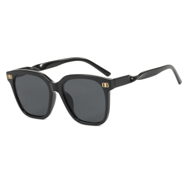 Letter B Retro Box Sunglasses Women's High end Feeling Internet Celebrity New Sunglasses Anti UV Sunglasses - Image 5