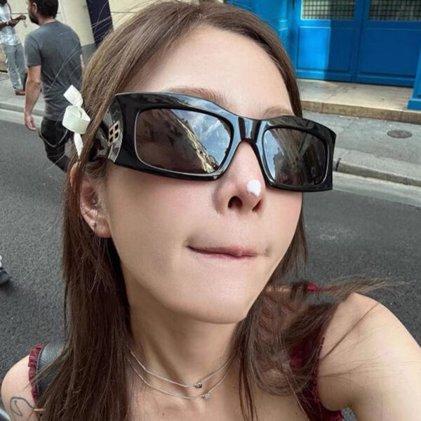 Box letter B sunglasses, personality, spicy girl, internet celebrity temperament, slimming, UV resistant sunglasses - Image 4