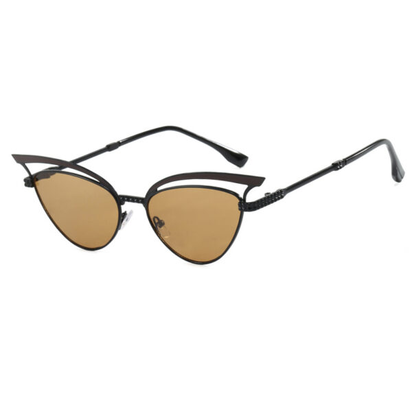 Cat eye hollow sunglasses European and American fashion sunglasses for women - Image 2