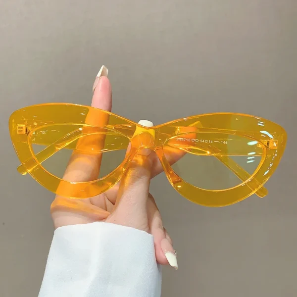 New style cat eye dopamine sunglasses, simple and trendy, UV resistant, internet famous, same sunglasses - Image 4