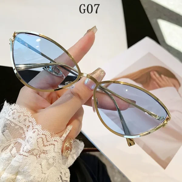 Cat Eye Sunglasses Women Trendy Vintage Vacation Designer Luxury Glasses Lentes De Sol Mujer Lunette Soleil Femme Vasos - Image 13