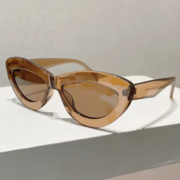 New style cat eye dopamine sunglasses, simple and trendy, UV resistant, internet famous, same sunglasses - Image 9