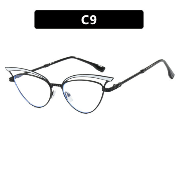 Cat eye hollow sunglasses European and American fashion sunglasses for women - Image 14